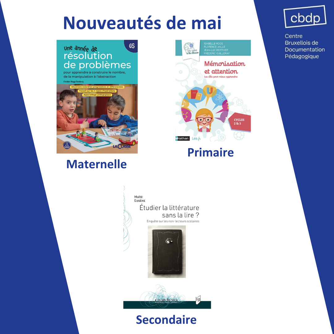 Nouveautés de mai