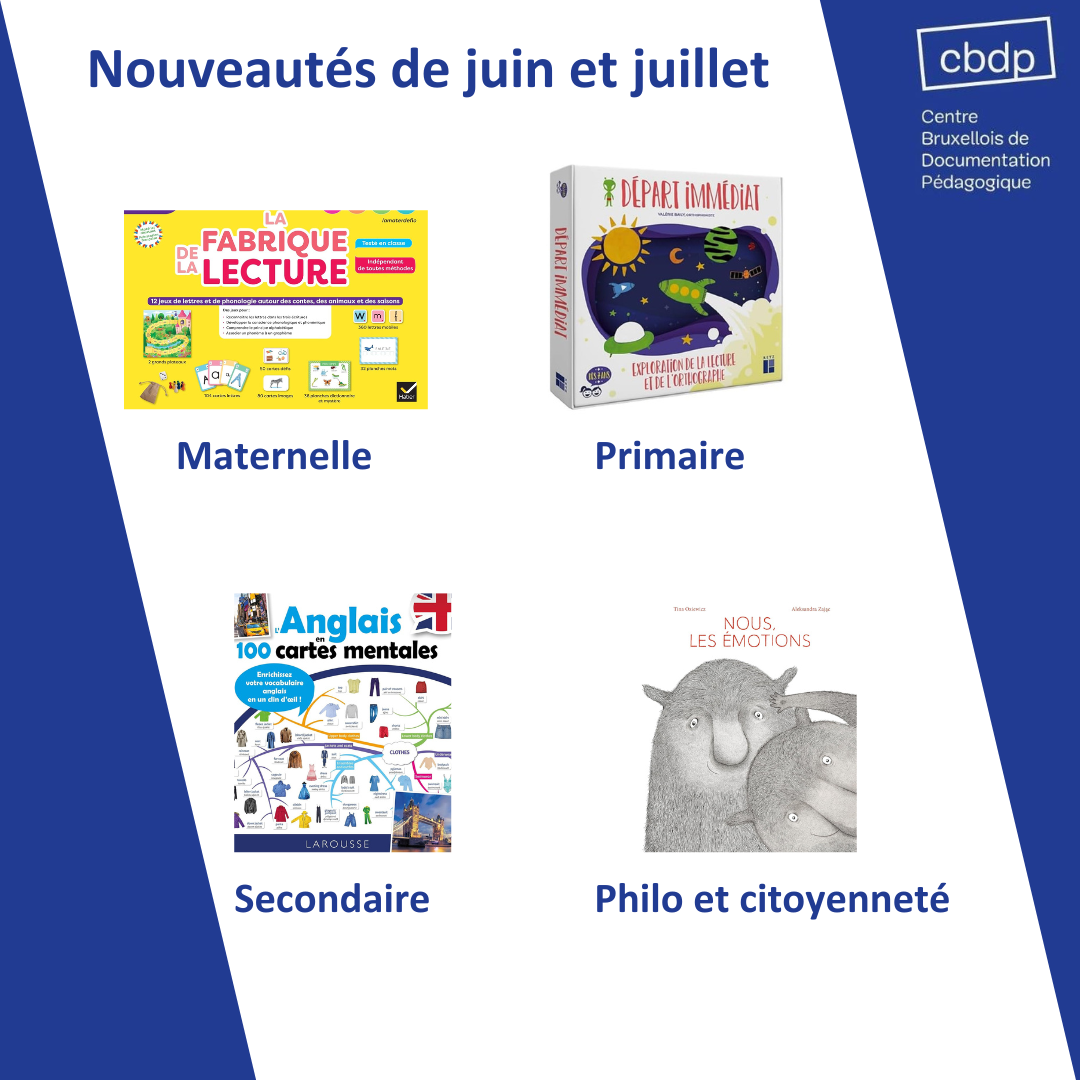 Quelques nouveautés de juin et juillet 2005